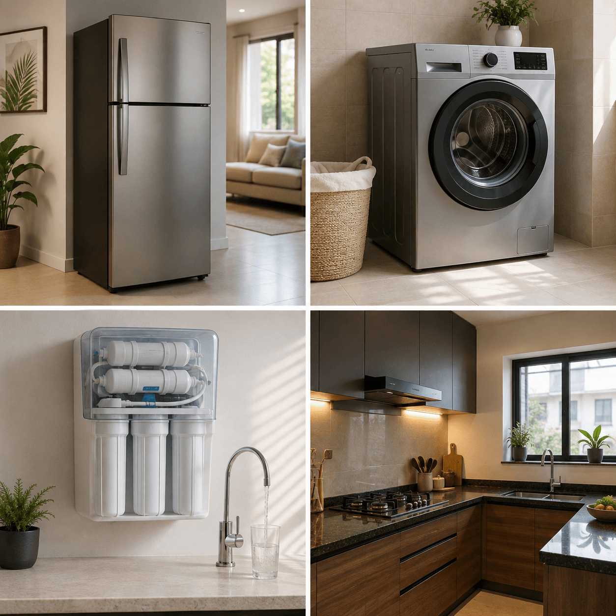 Furnished accommodation visual accompanying kitchen & daily ease facilities