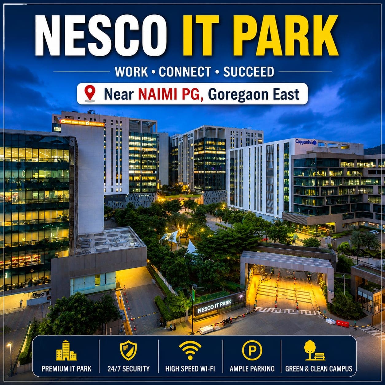 NESCO IT Park near NAIMI PG, Goregaon East